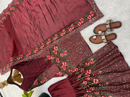 PARTY WEAR SHARARA GHARARA WHOLESALE SUIT AT GEELAN FASHION SURAT WEDDING GHARARA SUIT