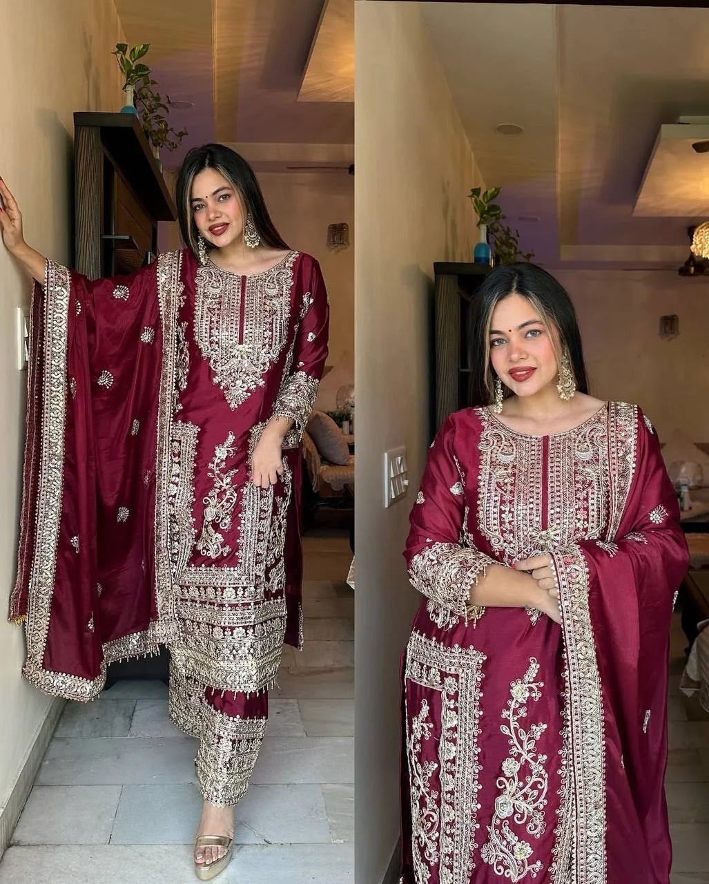 PARTY WEAR READYMADE COLLECTION SUITS WHOELSALE