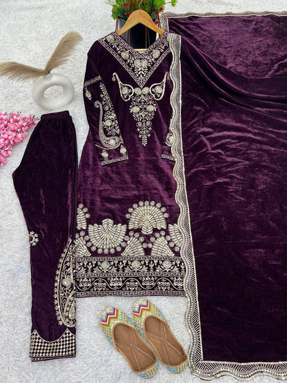 VELVET PARTY WEAR BRIDAL COLLECTION GEELAN FASHION SURAT