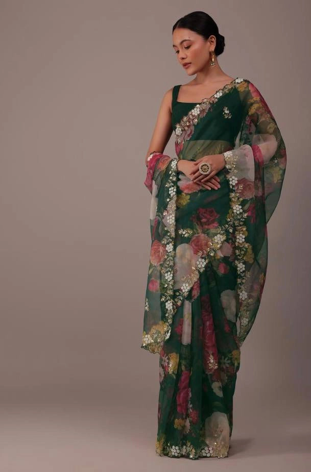 ORGANZA SAREE WHOELSALE RATE