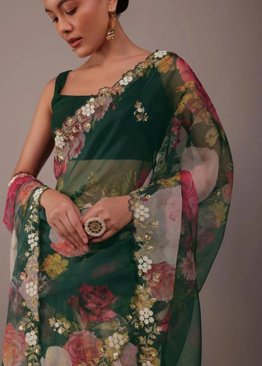 ORGANZA SAREE WHOELSALE RATE
