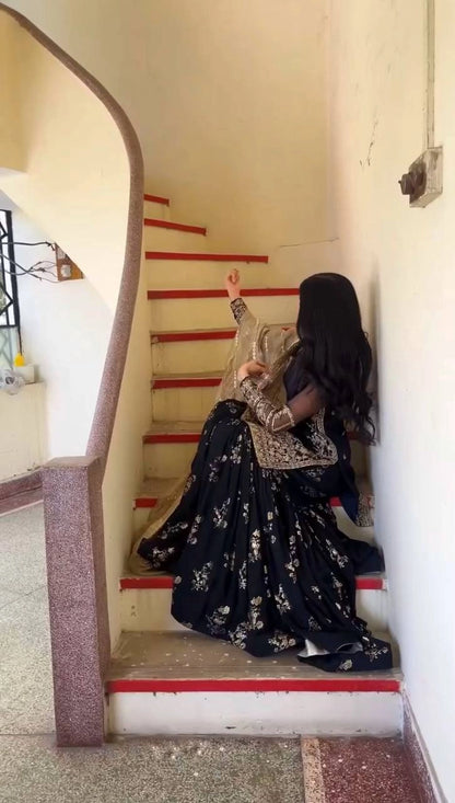 NEW GEORGETTE GARARA COLLECTION READYMADE WHOLESALE RATE AT SURAT GEELAN FASHION