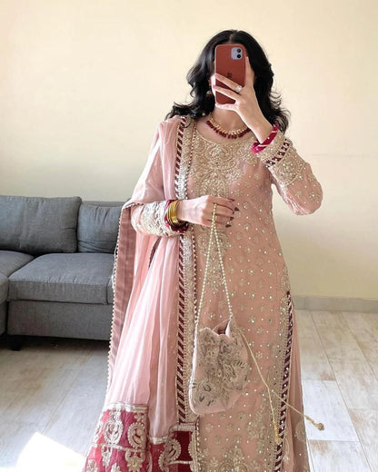 PAKISTANI GEORGETTE READYMADE SHALWAR SUIT COLLECTION WHOLESALE RATE GEELAN FASHION SURAT