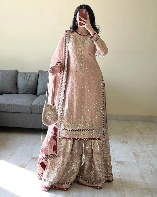PAKISTANI GEORGETTE READYMADE SHALWAR SUIT COLLECTION WHOLESALE RATE GEELAN FASHION SURAT