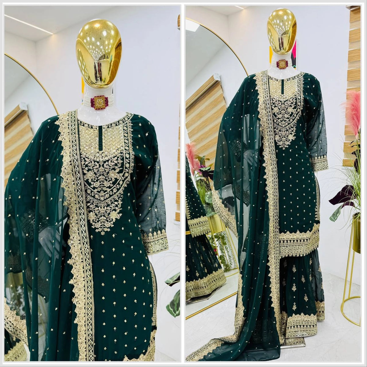 PAKISTANI READYMADE SUITS WHOLESALE RATE GEELAN FASHION SURAT