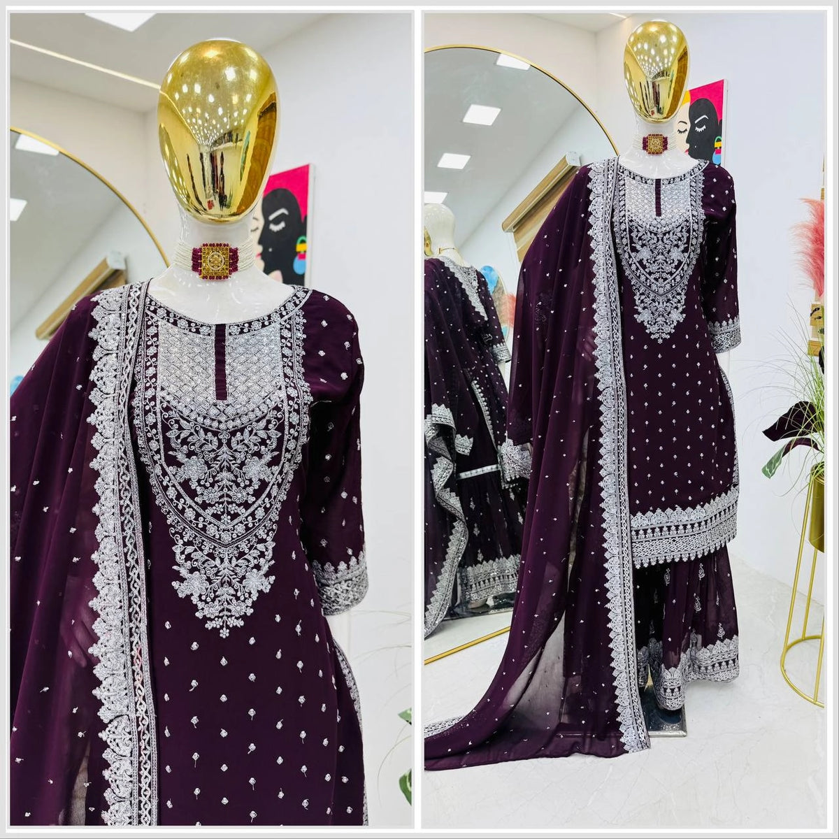 PAKISTANI READYMADE SUITS WHOLESALE RATE GEELAN FASHION SURAT
