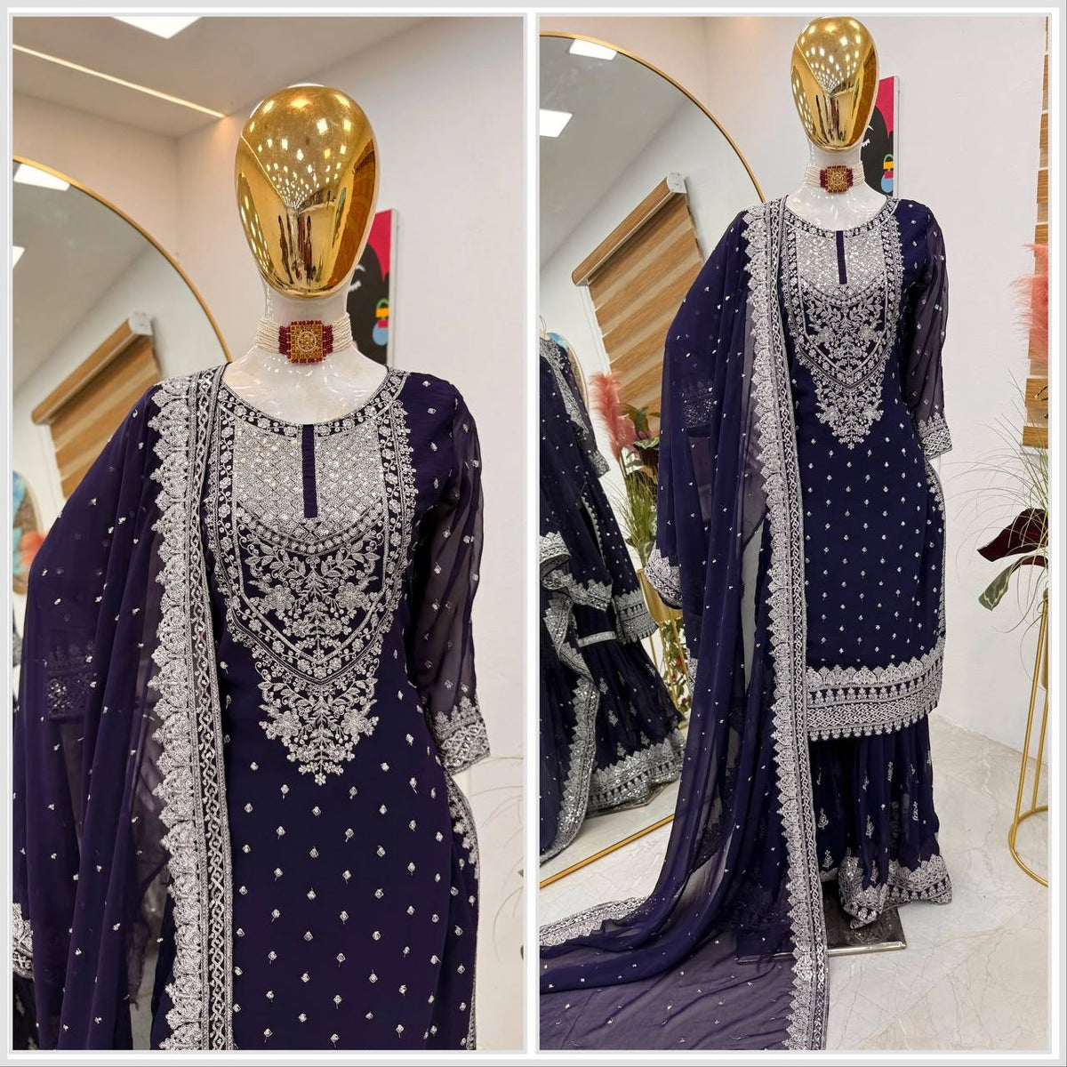 PAKISTANI READYMADE SUITS WHOLESALE RATE GEELAN FASHION SURAT