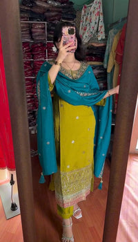 PARTY WEAR SHALWAR SUIT WHOLESALE RATE AT GEELAN FASHION SURAT