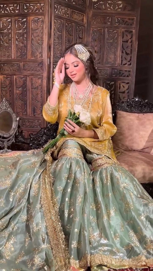 JIMMI CHOO ORGANZA PAKISTANI DRESSES WHOLESALE