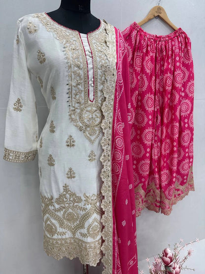 NEW PARTY WEAR SHARARA WHOLESALE RATE AT GEELAN FASHION SURAT