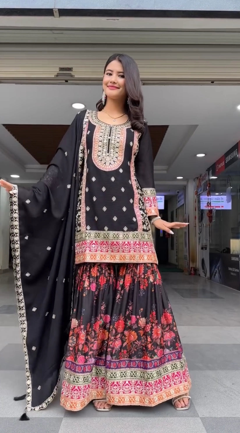 DESIGNER PARTY WEAR SUIT WHOLESALE DEALER SURAT GEELAN FASHION SURAT