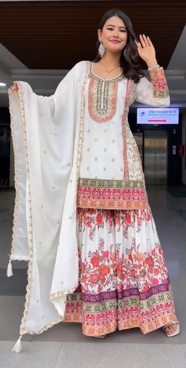 DESIGNER PARTY WEAR SUIT WHOLESALE DEALER SURAT GEELAN FASHION SURAT