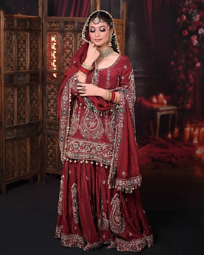 PARTY WEAR SHALWAR SUITS GHARARA SUITS WHOLESALE RATE AT GEELAN FASHION SURAT