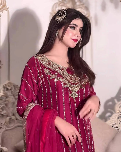 PAKISTANI STRAIGHT SHALWAR SUITS WHOLESALE