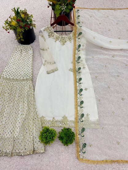 GHARARA SUITS WHOLESALE RATE AT GEELAN FASHION SURAT