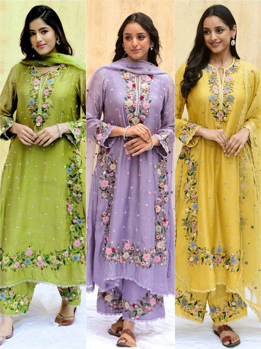 EMBROIDERED PAKISTANI SUITS WHOLESALE RATE AT GEELAN FASHION SURAT
