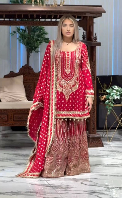 LATEST PAKISTAN GHARARA & SHARARA SUITS 2025 – TRENDY DESIGNER STYLES