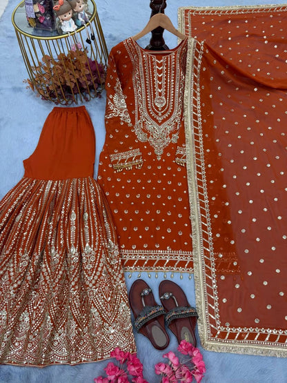 LATEST PAKISTAN GHARARA & SHARARA SUITS 2025 – TRENDY DESIGNER STYLES