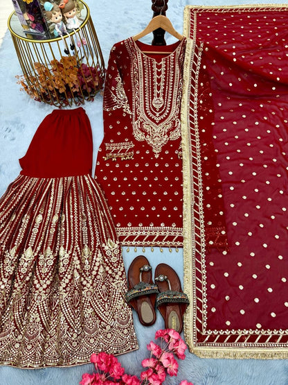 LATEST PAKISTAN GHARARA & SHARARA SUITS 2025 – TRENDY DESIGNER STYLES
