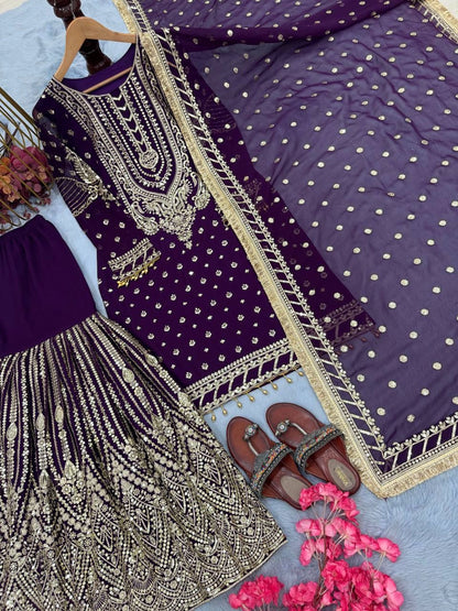 LATEST PAKISTAN GHARARA & SHARARA SUITS 2025 – TRENDY DESIGNER STYLES