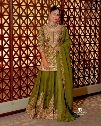 LUXURY BRIDAL & PARTY WEAR EMBROIDERED LEHENGA SET – DESIGNER HEAVY WORK FOR WEDDING & FESTIVE SEASON"