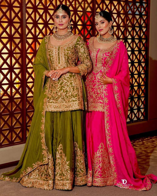 LUXURY BRIDAL & PARTY WEAR EMBROIDERED LEHENGA SET – DESIGNER HEAVY WORK FOR WEDDING & FESTIVE SEASON"