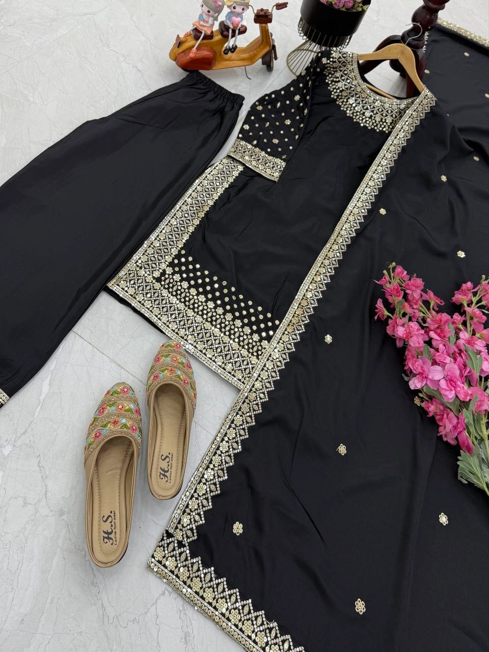LUXURY PREMIUM SILK EMBROIDERED SUIT – FESTIVE AND WEDDING COLLECTION 2025
