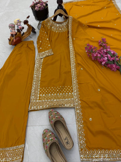 LUXURY PREMIUM SILK EMBROIDERED SUIT – FESTIVE AND WEDDING COLLECTION 2025