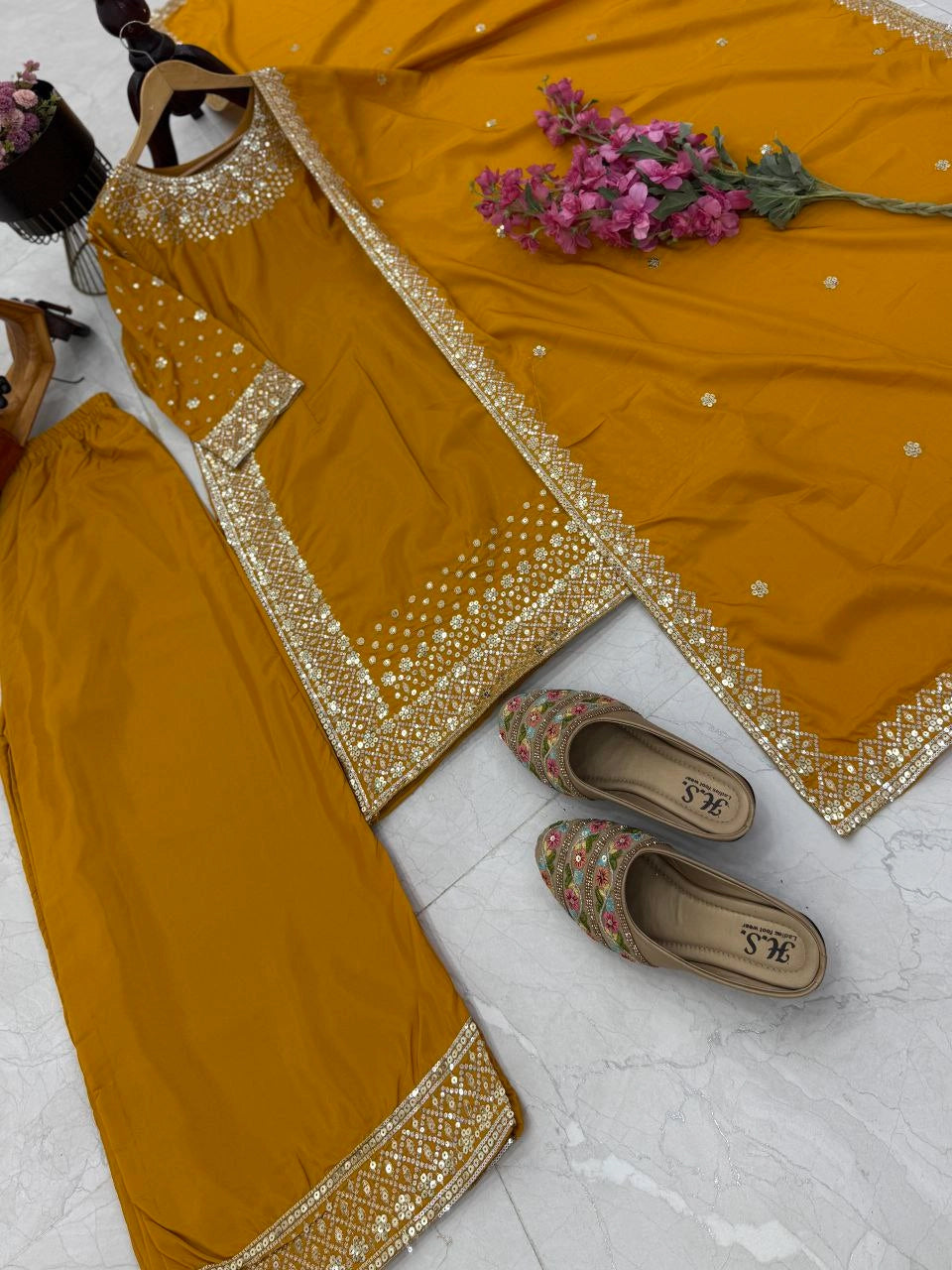 LUXURY PREMIUM SILK EMBROIDERED SUIT – FESTIVE AND WEDDING COLLECTION 2025