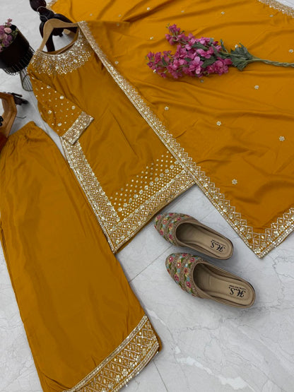 LUXURY PREMIUM SILK EMBROIDERED SUIT – FESTIVE AND WEDDING COLLECTION 2025