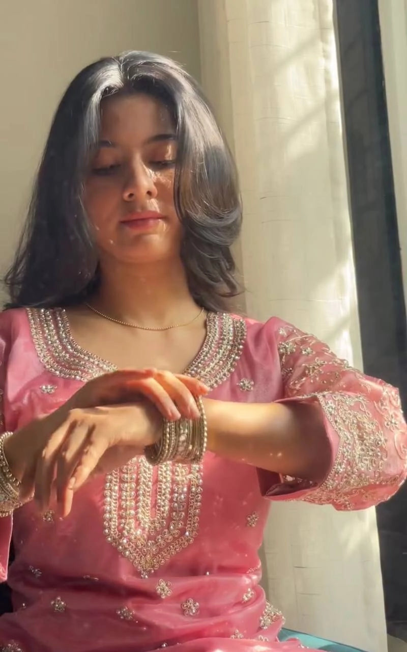 PREMIUM ORGANZA EMBROIDERY SUIT – NEW COLLECTION | WHOLESALE RATE AT GEELAN FASHION SURAT