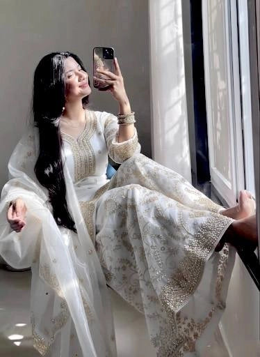 PREMIUM ORGANZA EMBROIDERY SUIT – NEW COLLECTION | WHOLESALE RATE AT GEELAN FASHION SURAT