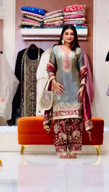 DESIGNER GMY SILK COLLECTION WITH PURSE WHOLESALE RATE AT GEELAN FASHION SURAT