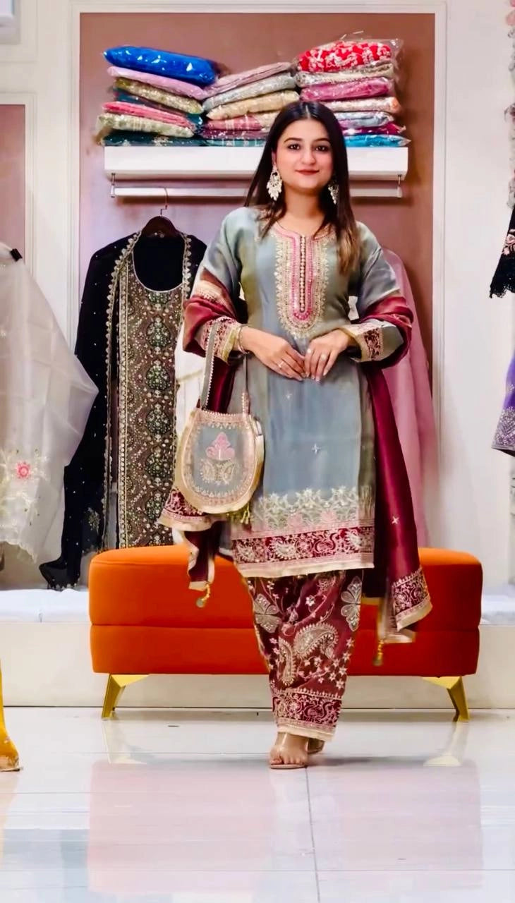 DESIGNER GMY SILK COLLECTION WITH PURSE WHOLESALE RATE AT GEELAN FASHION SURAT