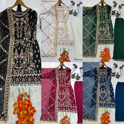 PARTY WEAR SUPER HIT COLLECTION NEW PAKISTANI SUITS WHOLESALE RATE AT GEELAN FASHION SURAT