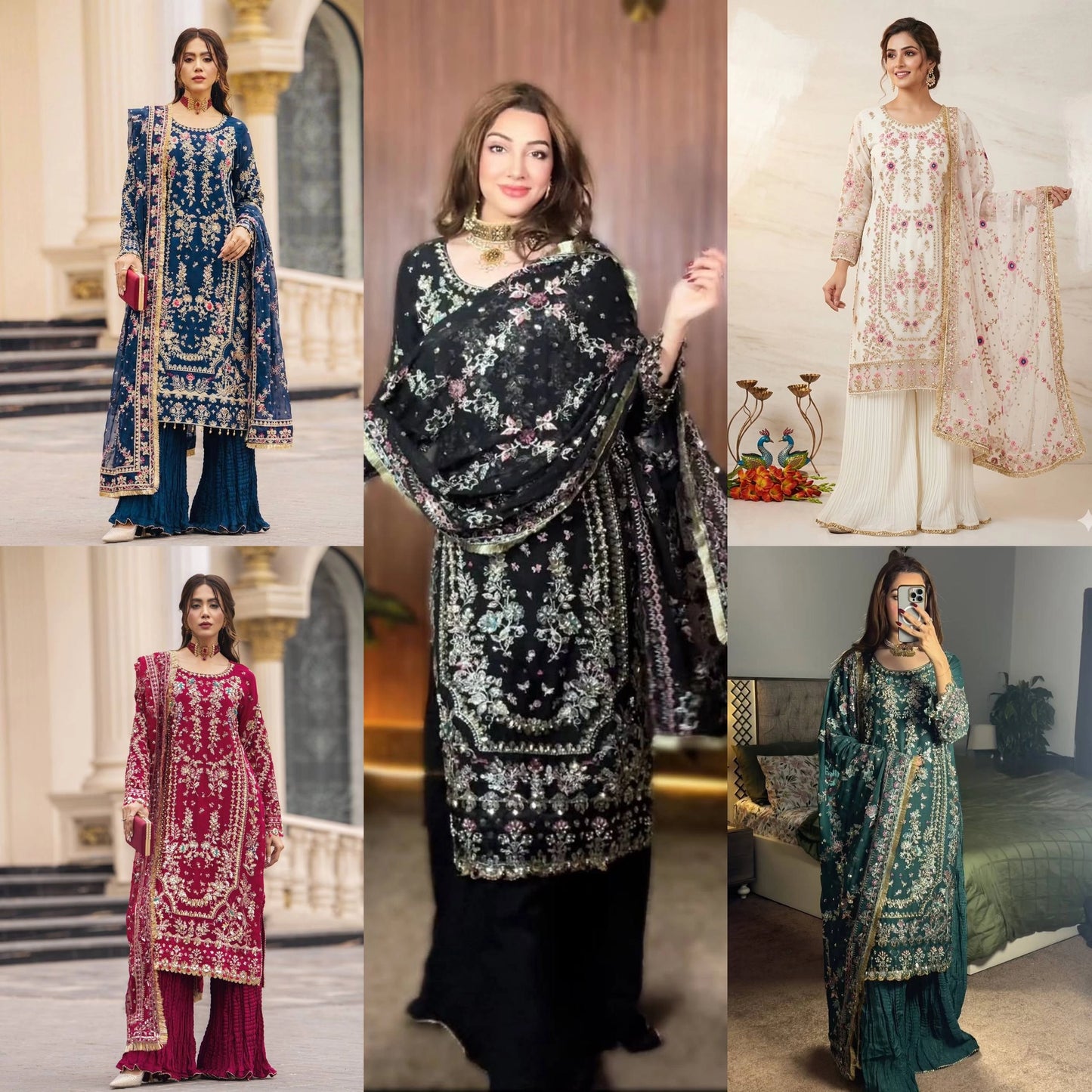 PARTY WEAR SUPER HIT COLLECTION NEW PAKISTANI SUITS WHOLESALE RATE AT GEELAN FASHION SURAT