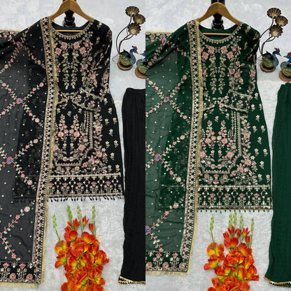 PARTY WEAR SUPER HIT COLLECTION NEW PAKISTANI SUITS WHOLESALE RATE AT GEELAN FASHION SURAT
