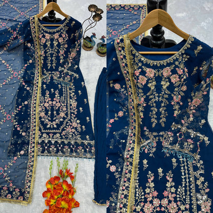 PARTY WEAR SUPER HIT COLLECTION NEW PAKISTANI SUITS WHOLESALE RATE AT GEELAN FASHION SURAT