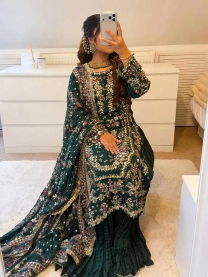 PARTY WEAR SUPER HIT COLLECTION NEW PAKISTANI SUITS WHOLESALE RATE AT GEELAN FASHION SURAT