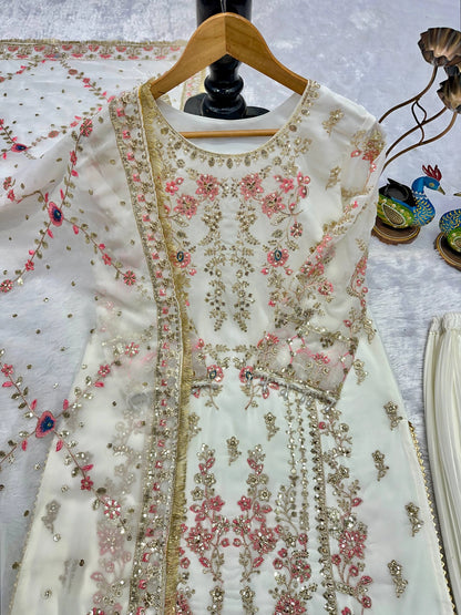 PARTY WEAR SUPER HIT COLLECTION NEW PAKISTANI SUITS WHOLESALE RATE AT GEELAN FASHION SURAT