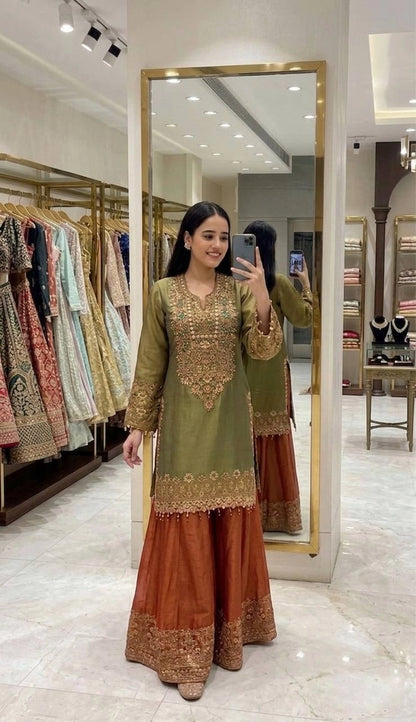 WEDDING SHARARA SUIT WHOLESALE GHARARA SUIT WHOLESALE AT GEELAN FASHION SURAT