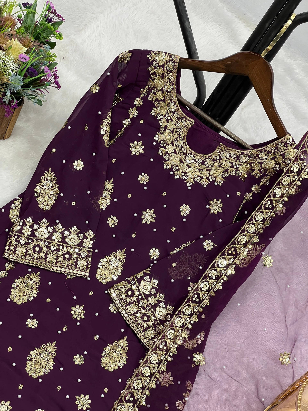 PRESENTING 3 PIECE STYLISH KURTI DUPATTA WITH BEAUTIFUL PLAZZO WHOLESALE PRICE AT GEELAN FASHION SURAT