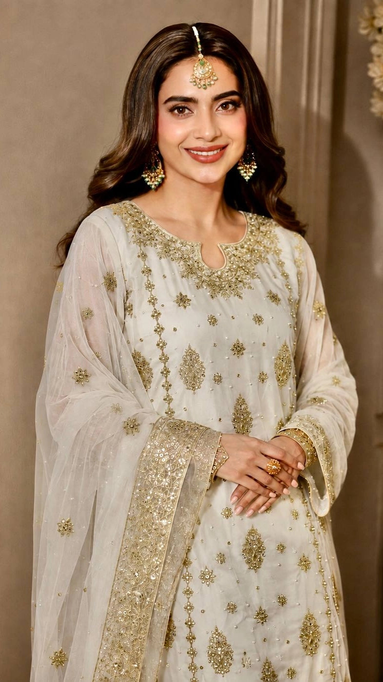 PRESENTING 3 PIECE STYLISH KURTI DUPATTA WITH BEAUTIFUL PLAZZO WHOLESALE PRICE AT GEELAN FASHION SURAT