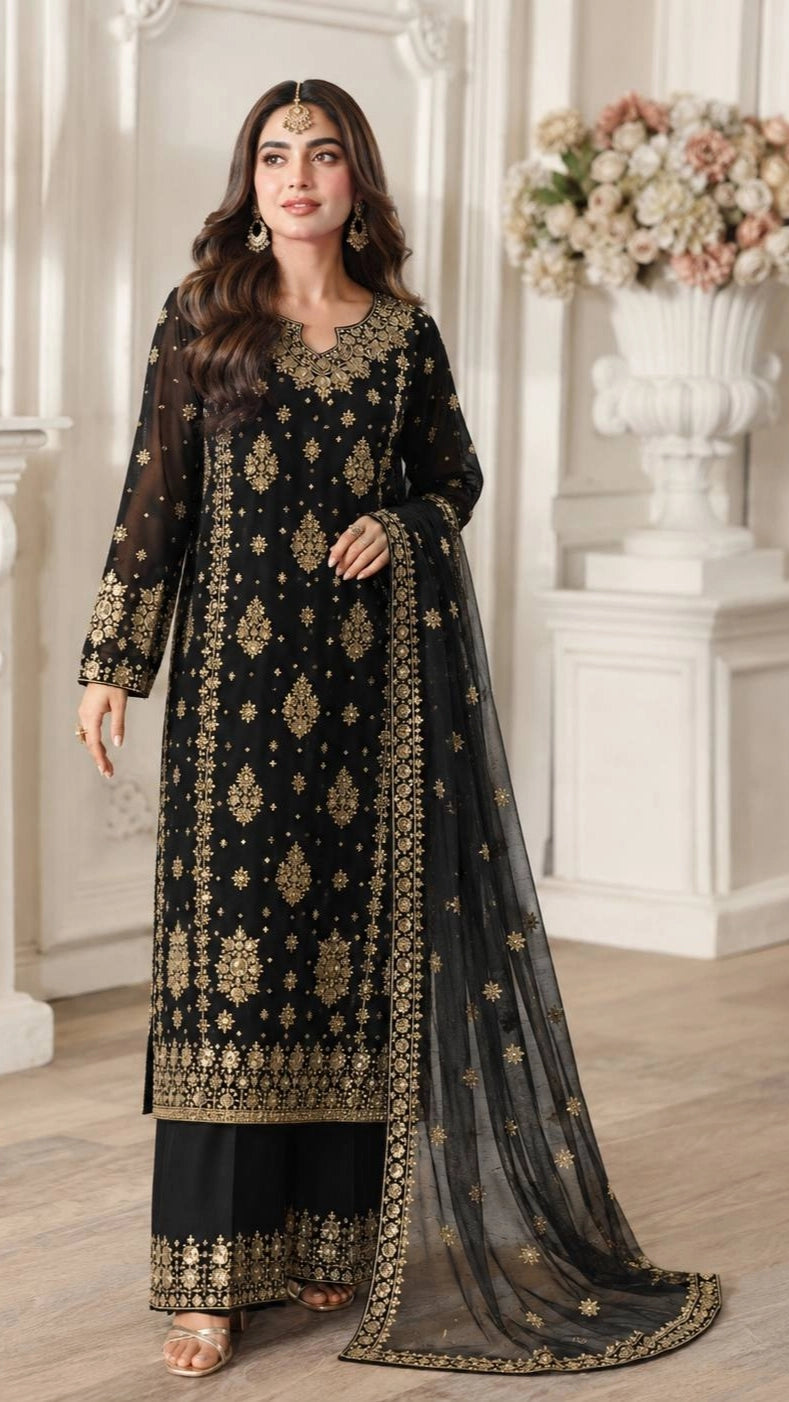 PRESENTING 3 PIECE STYLISH KURTI DUPATTA WITH BEAUTIFUL PLAZZO WHOLESALE PRICE AT GEELAN FASHION SURAT