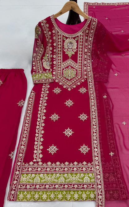 PARTY WEAR DESIGNER SUIT COLLECTION WHOLESALE RATE AT GEELAN FASHION SURAT