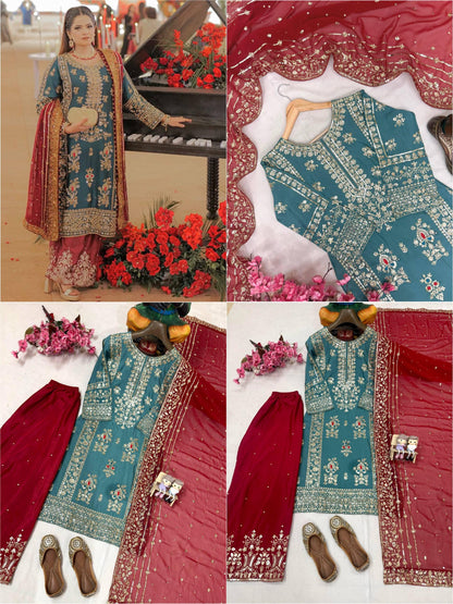 ENHANCE THE BEAUTY OF YOUR WARDROBE WITH THIS NEWLY LAUNCHED KURTI & PLAZZO SET WHOLESALE GEELAN FASHION SURAT