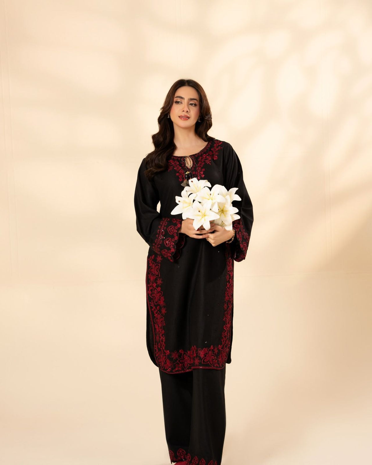 EID 🌙 WEAR OUR BEAUTIFUL CO-ORD SET IN EMBROIDERED TOP AND PLAZZO WHOLESALE GEELAN FASHION SURAT