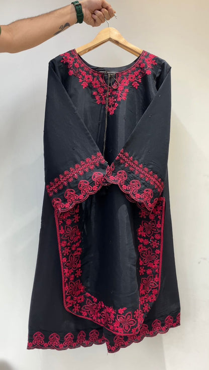 EID 🌙 WEAR OUR BEAUTIFUL CO-ORD SET IN EMBROIDERED TOP AND PLAZZO WHOLESALE GEELAN FASHION SURAT