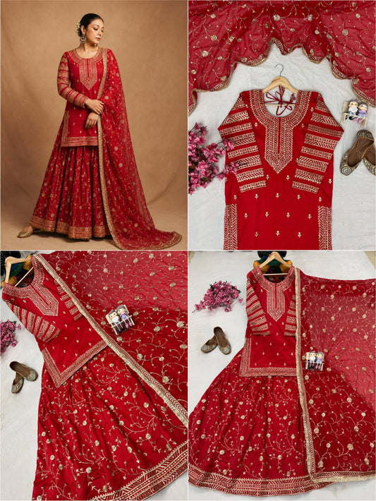 ENHANCE THE BEAUTY OF YOUR WARDROBE WITH THIS NEWLY LAUNCHED INDOWESTERN LEHENGA SET WHOLESALE GEELAN FASHION SURAT