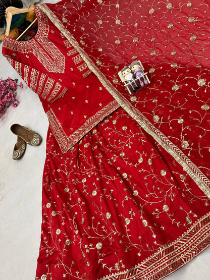 ENHANCE THE BEAUTY OF YOUR WARDROBE WITH THIS NEWLY LAUNCHED INDOWESTERN LEHENGA SET WHOLESALE GEELAN FASHION SURAT
